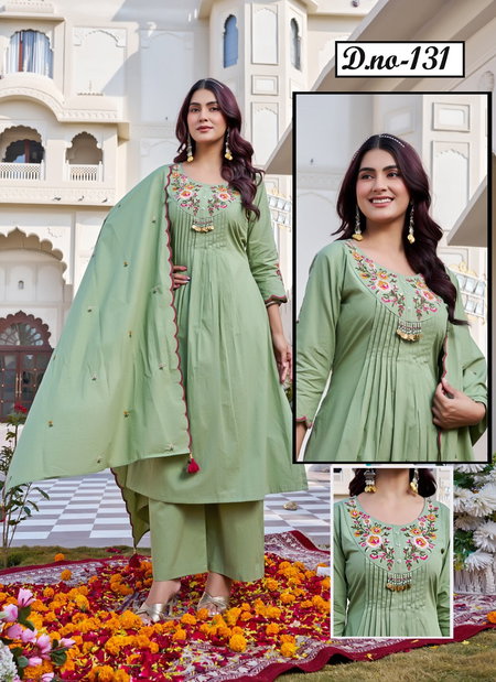 FF Pure Mull Cotton Kurti With Bottom Dupatta Wholesale Market In Surat